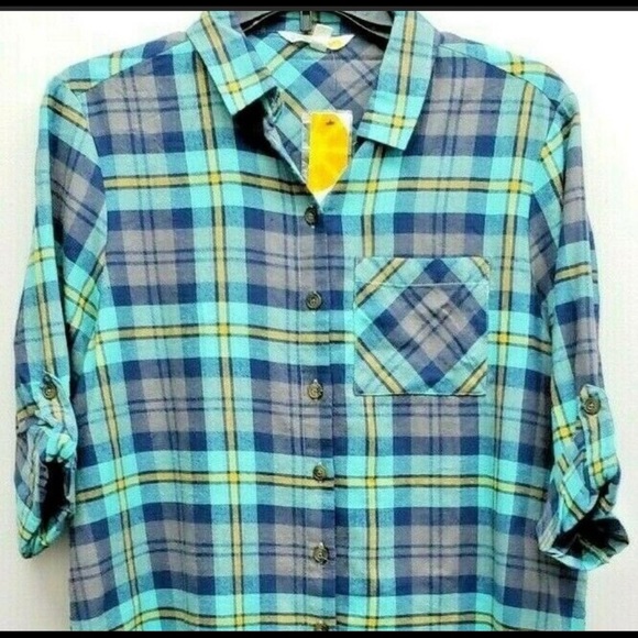 C&C PLAID BUTTONS SHIRT - Picture 2 of 4